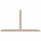 Ekena Millwork Portland Smooth Timber Gable Bracket, Douglas Fir, 108"W x 58"H x 5 1/2"D x 5 1/2"F, 13/12 Pitch GBW108X58X0606POR00SDF - alternate 1